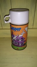 Vintage 1970s Casper The Friendly Ghost Metal Lunch Box Thermos Bottle No 2821 picture