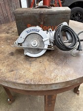 Vintage Skil Saw Model 77 electric circular saw w metal case picture