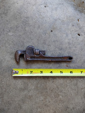 Erie Tool Works PA Pipemaster Antique Adjustable Pipe Wrench 6” picture