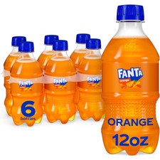 Fanta Orange Soda Soft Drink, 12 fl oz Bottles, 6 Pack picture