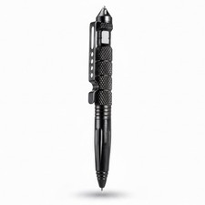 1 Tactical Pen Aluminum Self Defense with Glass Breaker Pen Writing Black EDC picture