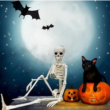 1pc Happy Halloween Modeling Humanoid Skeleton Decorative Props Haunted House Ho picture
