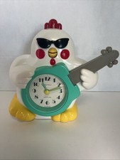 Vintage Rhythm Rockin Chicken Alarm Clock Model 4RE441 - Tested & Working picture