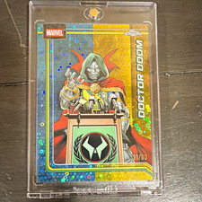 2026 Topps Chrome Marvel Doctor Doom #028 Serial #11/80 Non-Sport Card *MINT* picture