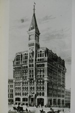 c1880's 35mm Slide, Auditorium Building, Adler and Sullivan, Chicago IL Tower picture