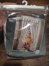 Vintage Ruffled Priscilla Curtains Claudia Style 81x54