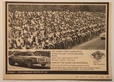 1970 New England Dragway Dragstrip Funny Car AHRA NHRA Orig Print Ad Reading MA picture