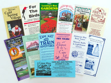13 Cape May Travel Brochure Lot Vintage 2000 New Jersey Train Tour Festival Golf picture