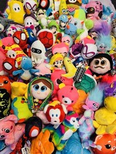 Crane Claw Machine Animal Plush Filler Mix 110 Pieces (40% Licensed) Small 5-9” picture