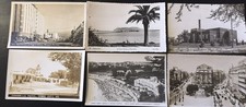 RARE VINTAGE RPPC POSTCARD LOT OF 61 AERIAL IDENTIFIED STREET SCENE REAL PHOTO picture