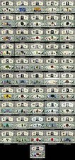A COMPLETE SET OF 50 STATE DOLLAR BILLS + BONUS BILL picture