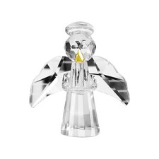 Crystal Birthday Angel Figurine Collectible Paperweight Glass Angel Ornament picture