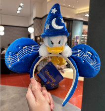 2026 Genuine HK Disney Mickey's PhilharMagic Donald Duck Cute Plush Headband New picture