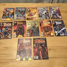 Thor Vol 2 Comic Lot (12) 2000-04 #30-85 NEWSSTAND Final Issue #85 Disassembled picture