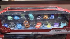 Disney Parks Cars Mega Figurine 17 Pc Set New Lightning McQueen Mater picture