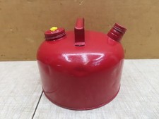 VTG EAGLE 2.5 GALLON METAL VENTED GAS CAN NO SPOUT GASOLINE OLD STYLE PREBAN picture