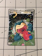Snorlax Hand Painted 1/1 Altered Art Holo Pokemon Energy Card Teeroy.Art picture