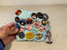 Vintage 1980s Pinback Button Lot Pat Benatar MTV Music Television Rock Pins picture