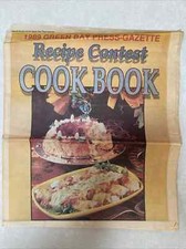 1989 GREEN BAY PRESS-GAZETTE Recipe Contest Cookbook; Ads Ephemera Green Bay, WI picture