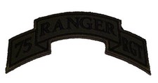 75th ARMY RANGER REGIMENT SCROLL ROCKER PATCH - OLIVE DRAB OD -Veteran Business. picture