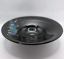 BK Studio Art Pottery Black Bowl With Makers Mark picture