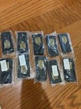 1982 US Army Sergeant Major of the Army SMA Shoulder Mark Epaulet NOS DLA 10 Set picture