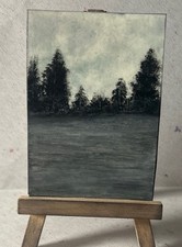 ACEO Original Landscape painting By Artist TTT-RusticGlowStudio picture
