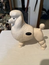 Standard Poodle DOG FIGURINE 1970'S WHITE 7
