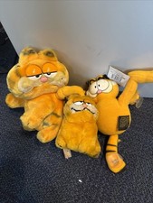 Garfield three plush combo please read description picture