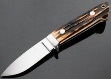 Handmade Bob Loveless Knife, Hunting Knife, Custom Handmade knife Stag horn, picture