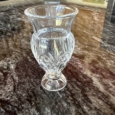 Vintage Crystal Vase 4 Inches Pedestal picture