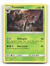 Trevenant 7/145 Rare SM02 Guardians Rising Pokemon LP picture