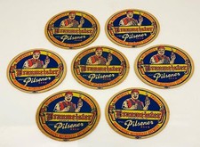 LOT of 7 VINTAGE BRAUMEISTER BEER COASTERS MILWAUKEE PILSNER PUB, TAVERN, BAR picture