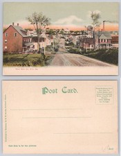 Milo Maine West Main Street Vintage Postcard G.W. Morris picture