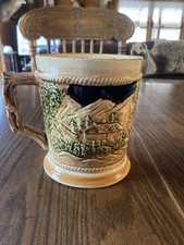 Moustache Stein  Cup Mug Ceramic Made in Japan - Vintage picture