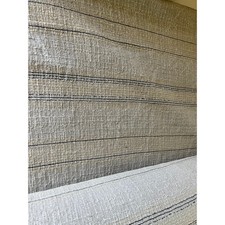 Ralph Lauren Oatmeal Colored Tweed Stripe Fabric- 9 Yards picture