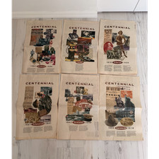 Vintage Tampa Tribune Centennial 1895-1995 History Prints 6-Piece Set Tampa FL picture