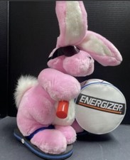 Vtg 1989 Plush Energizer Bunny Rabbit Giant 22” Sandals Stuffed Sealed in Bag picture