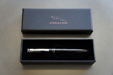 NIB Genuine Jaguar x Cerruti 1881 Black Signature Sign Ballpoint Roller Ball Pen picture
