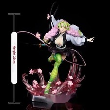 22cm Demon Slayer Mitsuri Kanroji Anime Figure GK Statue Collectible Toy picture