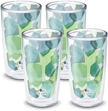 Tervis Yao Cheng Green Crystal Made In Usa Double Walled Insulated Tumbler picture