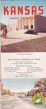 1953 Official State Issue Road Map of Kansas picture