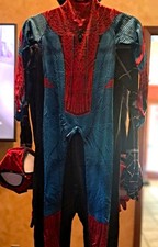 Spiderman Spider-Man kids Jumpsuit Costume with Mask Red Blue Black picture