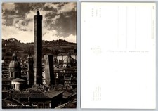 Continental Bologna Italy Le Due Torri The Two Towers City View Postcard picture