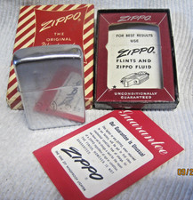 Zippo Windproof Cigarettes Lighter w/ Original Box & Insert #250 High Polished picture