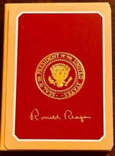 The US President Ronald Reagan Signature Presidential Seal VVIP Playing Cards picture