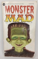 VTG 1985 Frankenstein Monster MAD Humor Satire Comic Halloween Paperback Book picture