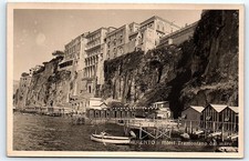 Postcard Vintage sepia postcard of Sorrento, Italy picture