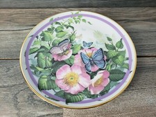 Hamilton Collection Butterfly Garden Common Blue Paul Sweany Collectors Plate  picture