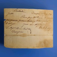 1786 Dumfries VA Merchant Note Thomas Montgomery, Rich Rixey, Taylor Watermark picture